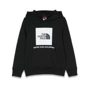 The North Face Bomullshoodie Black, Herr