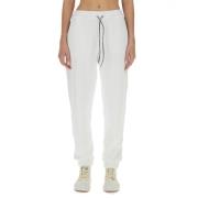 Vivienne Westwood Logo Bomull Joggingbyxor White, Dam