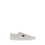 Dolce & Gabbana Saint Tropez Läder Sneaker Tillverkad i Italien White,...