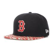 New Era Boston Red Sox Animal Visor Keps Black, Herr