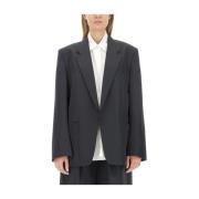 Alexander Wang Oversize Blazer Skjorta Combo Black, Dam