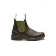 Blundstone Platta Skor Bootie Brown, Herr