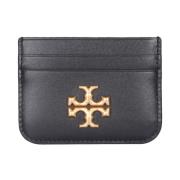 Tory Burch Eleanor Korthållare med Fem Kortplatser Black, Dam