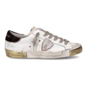 Philippe Model Sneakers Prsx Tennis Kvinnor, Guld Brun White, Dam