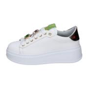 Gio+ Läder dam sneakers White, Dam