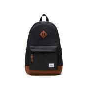 Herschel Heritage ryggsäck Svart/tan Black, Unisex