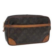 Louis Vuitton Vintage Pre-owned Canvas kuvertvskor Brown, Dam