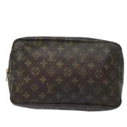 Louis Vuitton Vintage Pre-owned Canvas kuvertvskor Brown, Dam