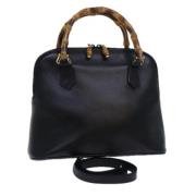 Gucci Vintage Pre-owned Laeder handvskor Black, Dam