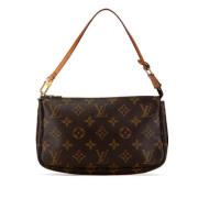 Louis Vuitton Vintage Pre-owned Canvas kuvertvskor Brown, Dam