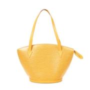 Louis Vuitton Vintage Pre-owned Laeder handvskor Yellow, Dam