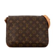 Louis Vuitton Vintage Pre-owned Canvas louis-vuitton-vskor Brown, Dam