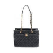 Chanel Vintage Pre-owned Laeder chanel-vskor Black, Dam