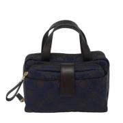 Salvatore Ferragamo Pre-owned Pre-owned Canvas handvskor Blue, Dam