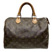 Louis Vuitton Vintage Pre-owned Tyg louis-vuitton-vskor Brown, Dam