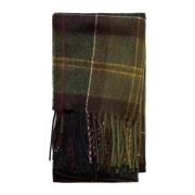 Barbour Tartan Lammskinnsscarf Klassisk Stil Multicolor, Dam