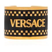 Versace Ring med logotyp Black, Unisex