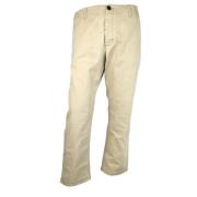 Gucci Light Brown Washed Cotton Pant Gucci Print Beige, Herr