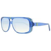 Guess Blå Aviator Solglasögon Spegel Gradient Blue, Unisex