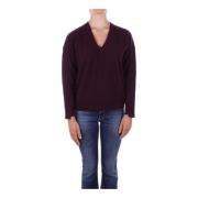 Liu Jo Logo Sweater Collection 1 Side Purple, Dam