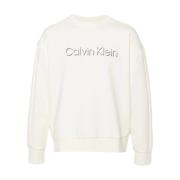 Calvin Klein Shadow Embossed Logo Tröja White, Herr