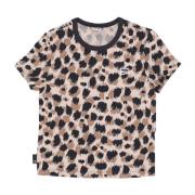 Puma Slim Tee med All Over Print Multicolor, Dam