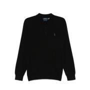 Ralph Lauren Långärmad Stickad Tröja Pullover Black, Herr