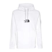 The North Face Alpine White Hoodie Herr Sweatshirt White, Herr