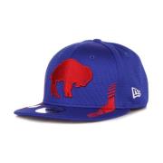 New Era Buffalo Bills NFL Sideline Cap Flat Visor Blue, Unisex