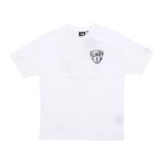 New Era Brooklyn Nets Logo Oversize Tee White, Herr