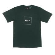 HUF Mörkgrön Box Logo T-shirt Green, Herr