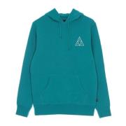 HUF Tropisk Grön Hoodie med Känguruficka Blue, Herr