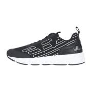 Emporio Armani EA7 Svarta Sneakers för Män Black, Herr