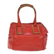 Chloé Pre-owned Pre-owned Laeder handvskor Red, Dam