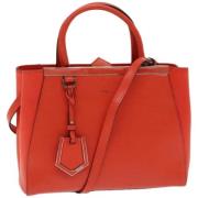 Fendi Vintage Pre-owned Laeder handvskor Orange, Dam