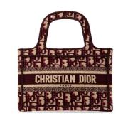 Dior Vintage Pre-owned Canvas totevskor Red, Dam