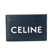 Celine Vintage Pre-owned Laeder plnbcker Blue, Herr