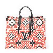 Louis Vuitton Vintage Pre-owned Canvas handvskor Multicolor, Dam