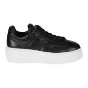 Hogan Ränder Sneakers Black, Dam