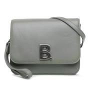 Balenciaga Vintage Pre-owned Laeder axelremsvskor Gray, Dam