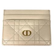 Dior Vintage Pre-owned Laeder hem-och-kontorstillbehr Beige, Dam