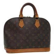 Louis Vuitton Vintage Pre-owned Canvas handvskor Brown, Dam