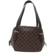 Louis Vuitton Vintage Pre-owned Tyg louis-vuitton-vskor Brown, Dam