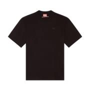 Diesel Grafiskt Tryck T-shirt Black, Herr