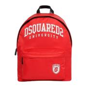 Dsquared2 Röd ryggsäck med logotyptryck Red, Unisex