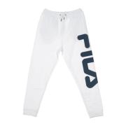 Fila Klassiska Fleece Tracksuit Byxor i Bright White White, Herr