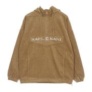 Karl Kani Retro Corduroy Windbreaker Jacket Beige, Herr