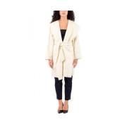 Max Mara Damrock Stilfullt Klassiskt Design White, Dam