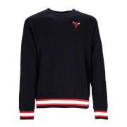 Nike Chicago Bulls NBA Crew Neck Sweatshirt Black, Herr