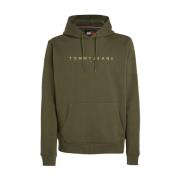 Tommy Hilfiger Stilig herrhoodie Green, Herr